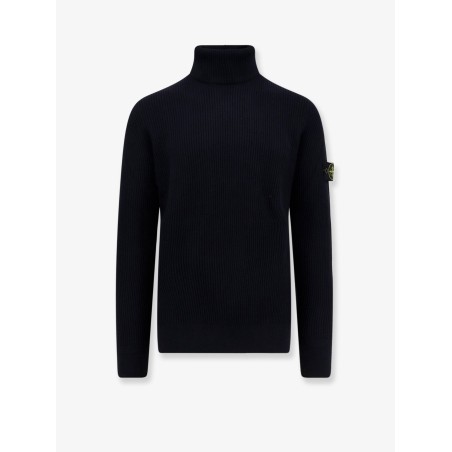 Turtleneck certified virgin wool sweater