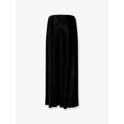 Velvet midi skirt