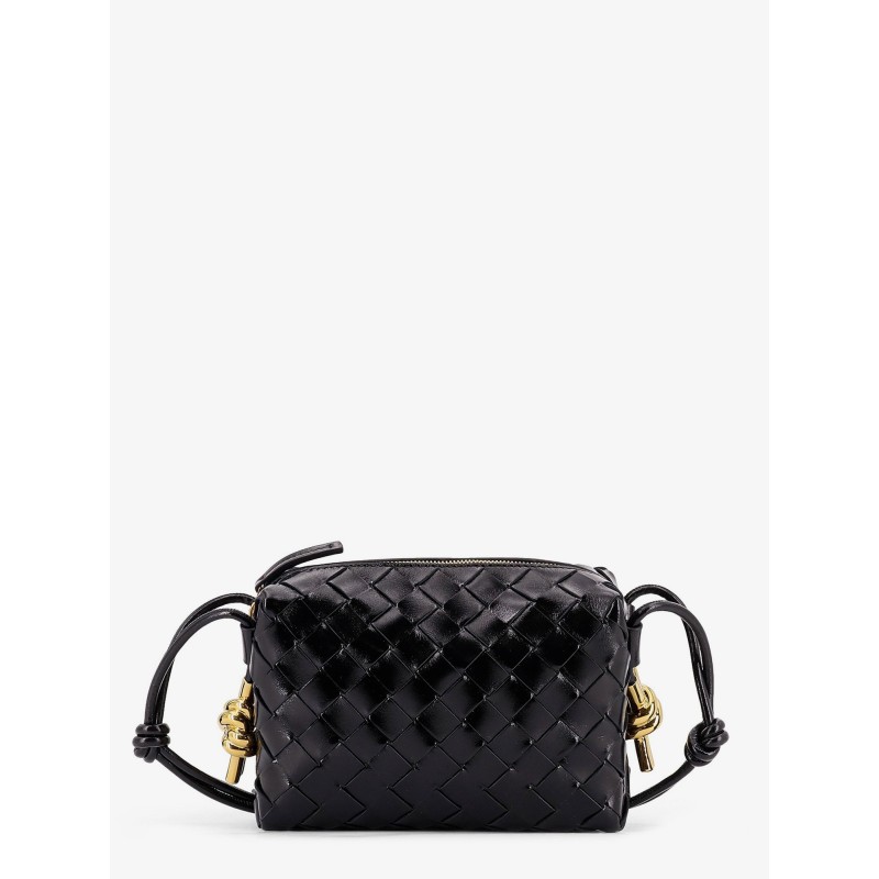 Mini Loop Metal Knot leather bag