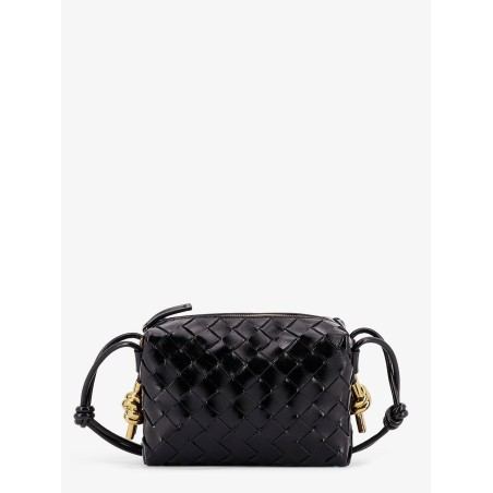 Mini Loop Metal Knot leather bag