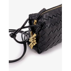 Mini Loop Metal Knot leather bag