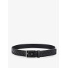 Leather belt with Intrecciato motif