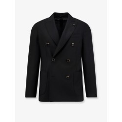 Roma double-breasted wool blazer