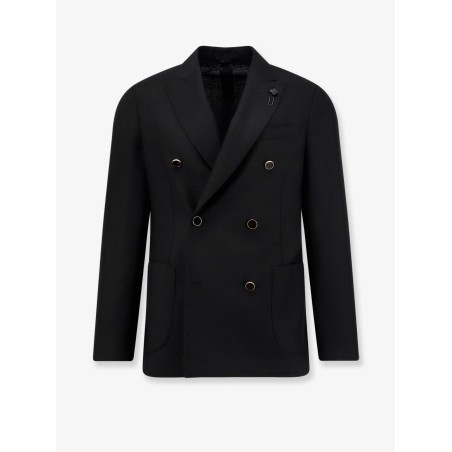 Roma double-breasted wool blazer
