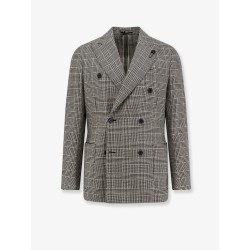 Roma double-breasted virgin wool blazer