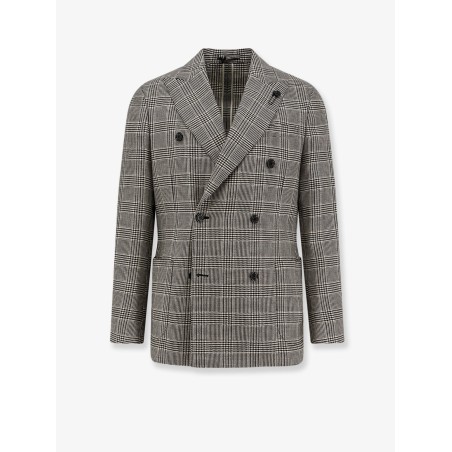 Roma double-breasted virgin wool blazer