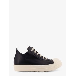 Leather low-top sneakers