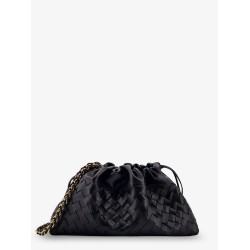Leather Dustbag clutch with Intrecciato motif