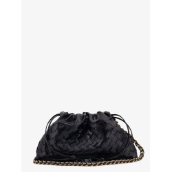 Leather Dustbag clutch with Intrecciato motif