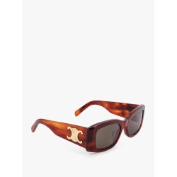 Triomphe XL 01 acetate sunglasses with leather glasses case