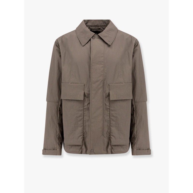 Laminar nylon jacket with maxi pockets