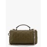 Mini gg milano leather handbag with all-over gg motif