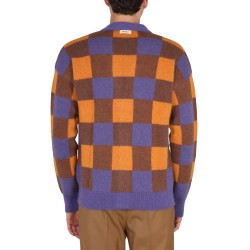 CHECK PATTERN CARDIGAN
