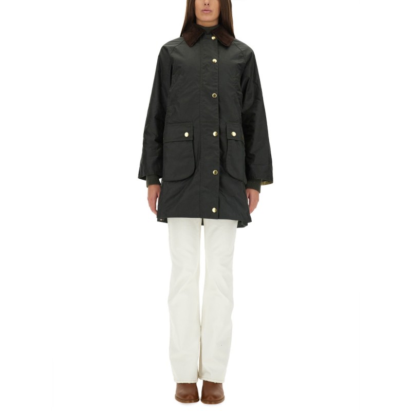 GIACCA LUNGA CERATA "BEADNELL"