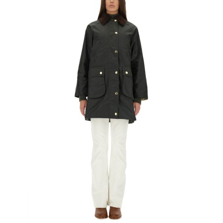 GIACCA LUNGA CERATA "BEADNELL"