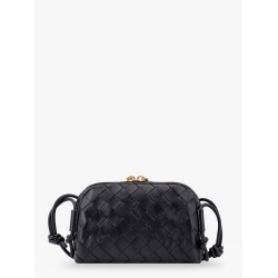 Concert Pouch leather shoulder bag with Intrecciato motif