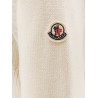 Nylon down jacket with virgin wool inserts