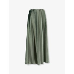 Velvet midi skirt