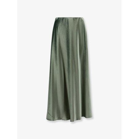 Velvet midi skirt
