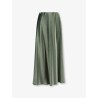Velvet midi skirt