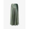 Velvet midi skirt
