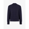 Nylon down jacket with wool sleeves