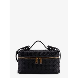 Bang Bang leather vanity case with Intrecciato motif