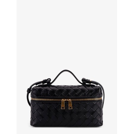Bang Bang leather vanity case with Intrecciato motif