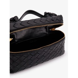 Bang Bang leather vanity case with Intrecciato motif