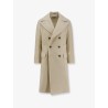 Ribbed cashmere coat