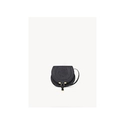 Marcie Small Saddle suede crossbody bag