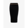 Viscose blend pencil skirt