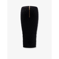 Viscose blend pencil skirt