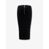 Viscose blend pencil skirt
