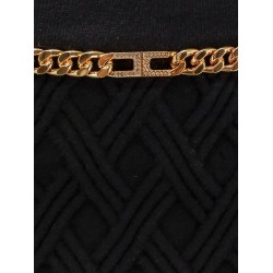 Viscose blend pencil skirt