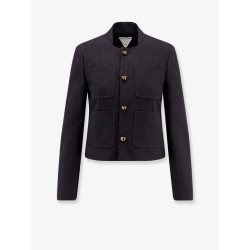 Cotton and viscose blazer with Knots detail