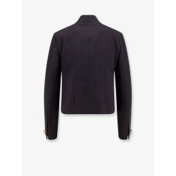 Cotton and viscose blazer with Knots detail