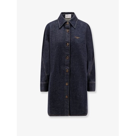 Long denim shirt