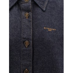 Long denim shirt
