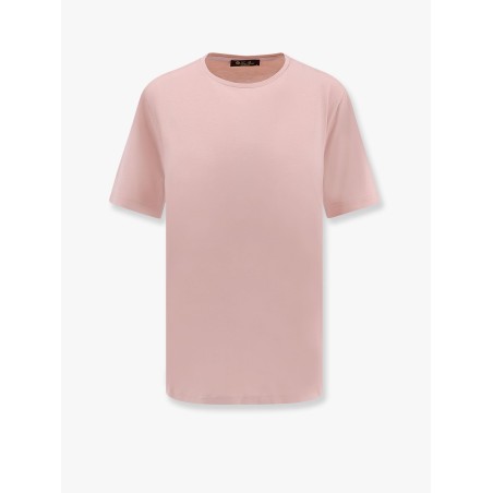 Silk and cotton t-shirt