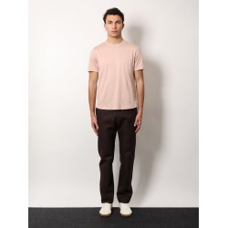 Silk and cotton t-shirt