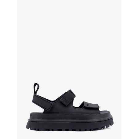 Rubber sandals with ugg embossed detail