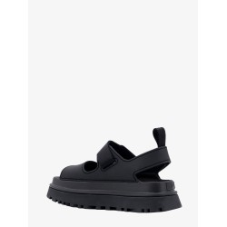 Rubber sandals with ugg embossed detail