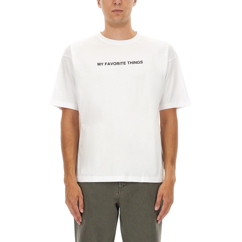 T-SHIRT WITH "MY FAVORITE THINGS" PRINT