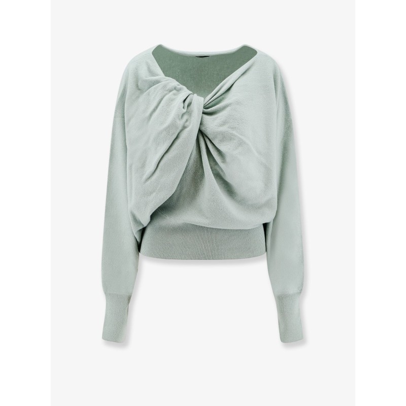 Wool, silk and cashmere sweater