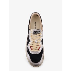 Super Vintage leather and mesh low-top sneakers