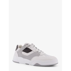 CT-09 Trainer low-top leather sneakers with mesh inserts