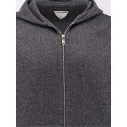Wool jacket with hood