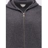 Wool jacket with hood