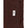 Wool blend scarf with distressed effect
